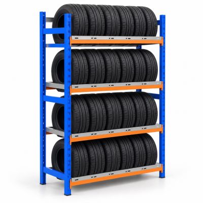 4 Katlı Hafif Rack Lastik Rafı