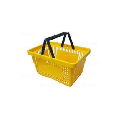 22 Lt Plastik Alışveriş Sepeti Sarı