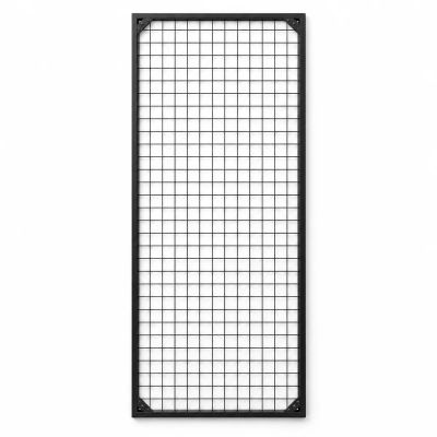 Duvara Monte Sık Telli Tel Raf 60×150 cm Siyah