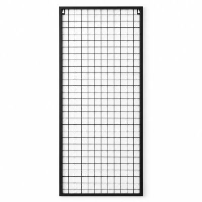 Duvara Monte Sık Telli Tel Raf 60×150 cm Siyah