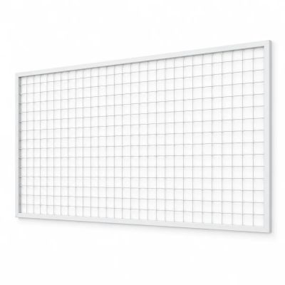 Duvara Monte Tel Pano Stand 100×200 cm Beyaz