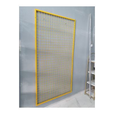 Duvara Monte Sık Telli Tel Raf 100×200 cm Sarı