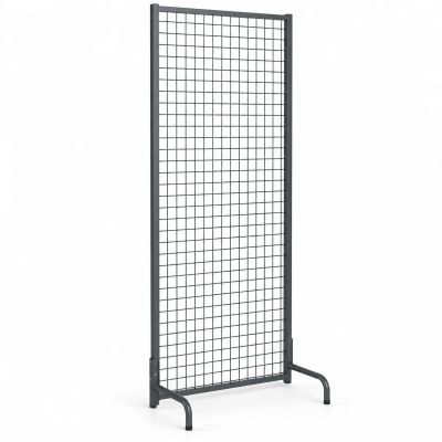 Profil Ayaklı Sık Telli Tel Raf 100×200 cm Antrasit