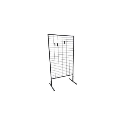 Profil Ayaklı Tel Pano Stand 60×150 cm Siyah