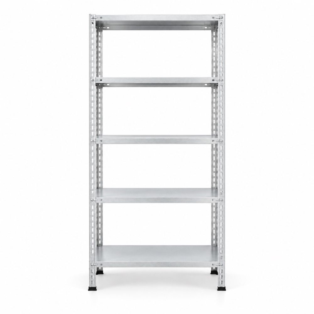 5 Katlı Galvaniz Çelik Raf