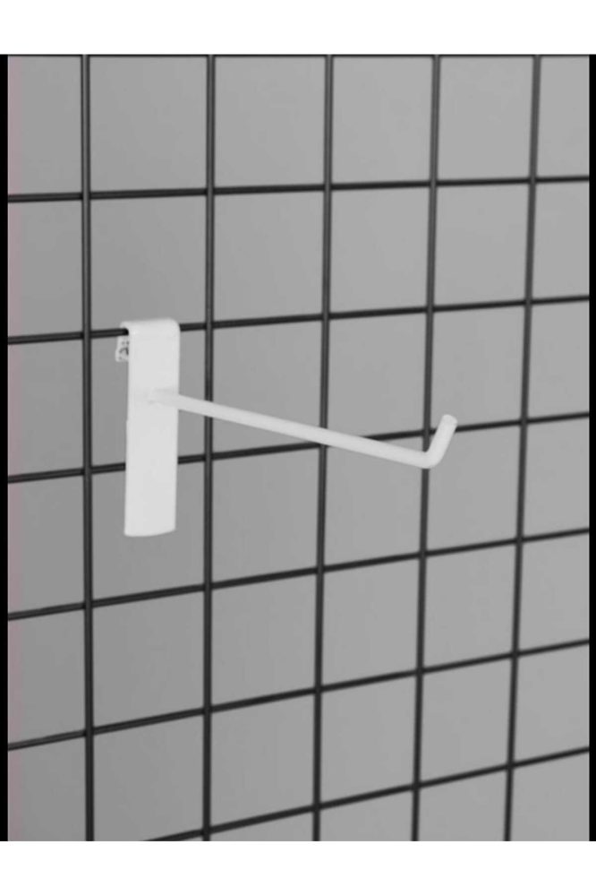 25 Adet 20 cm Beyaz Kanallı Kanca