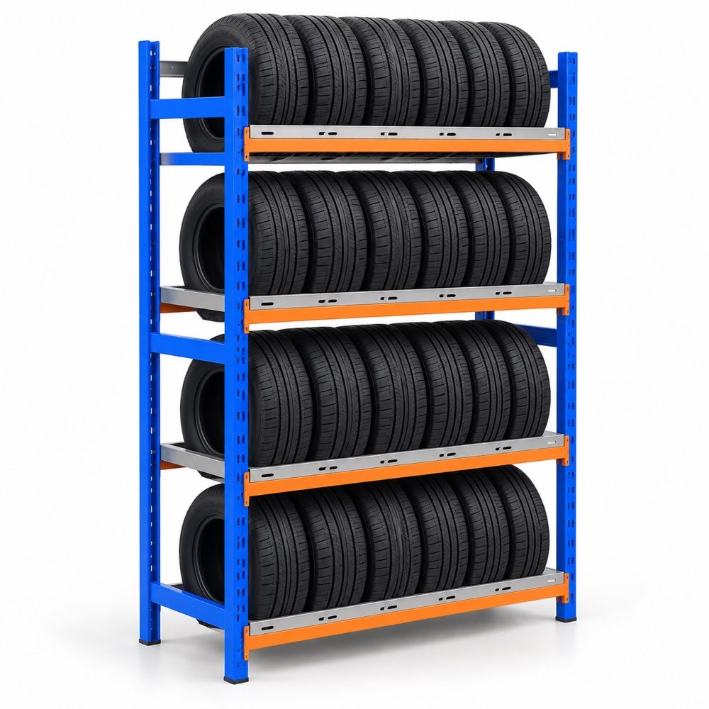 4 Katlı Hafif Rack Lastik Rafı