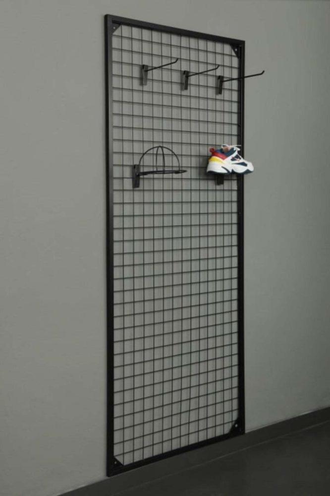 Sık Telli Tel Raf 100×200 cm Siyah