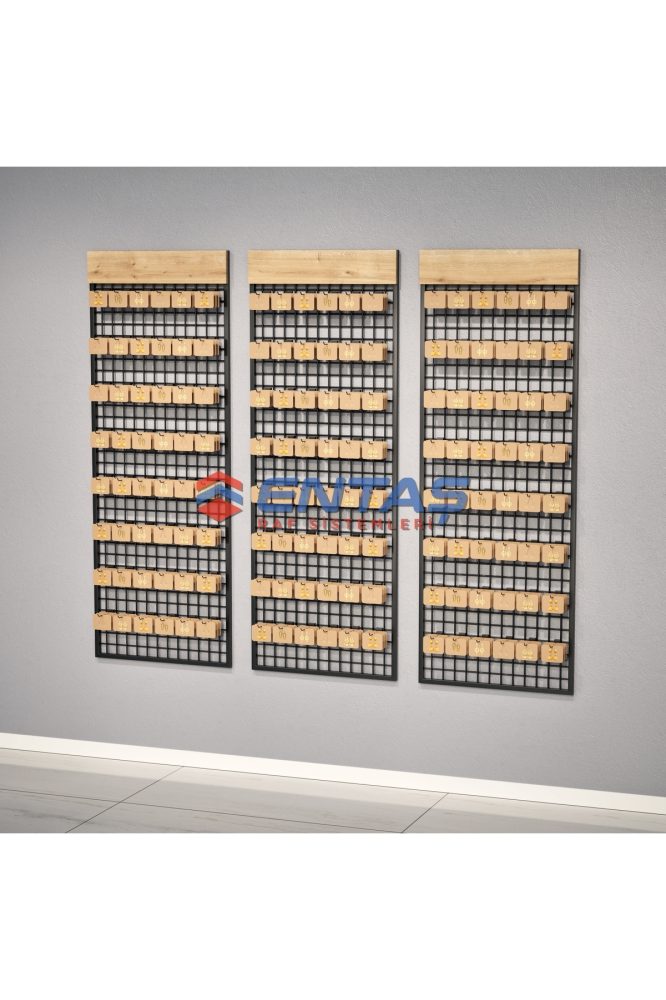 Sık Telli Tel Raf 200×200 cm Siyah