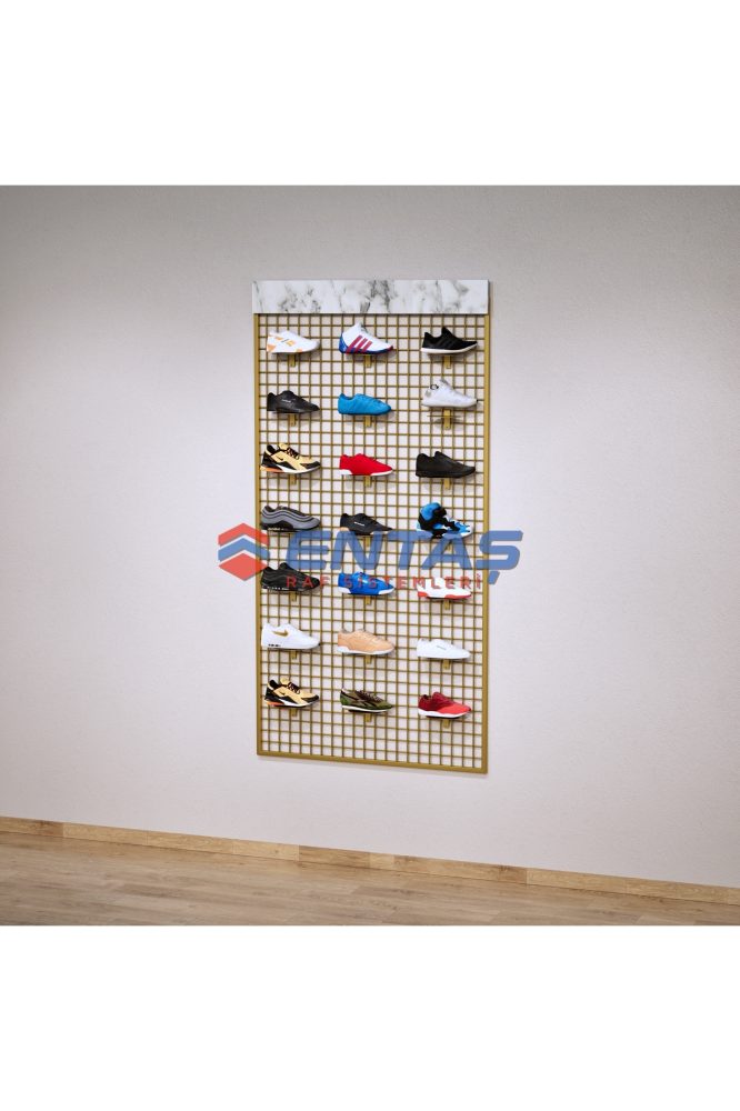 Sık Telli Tel Raf 60×190 cm Gold