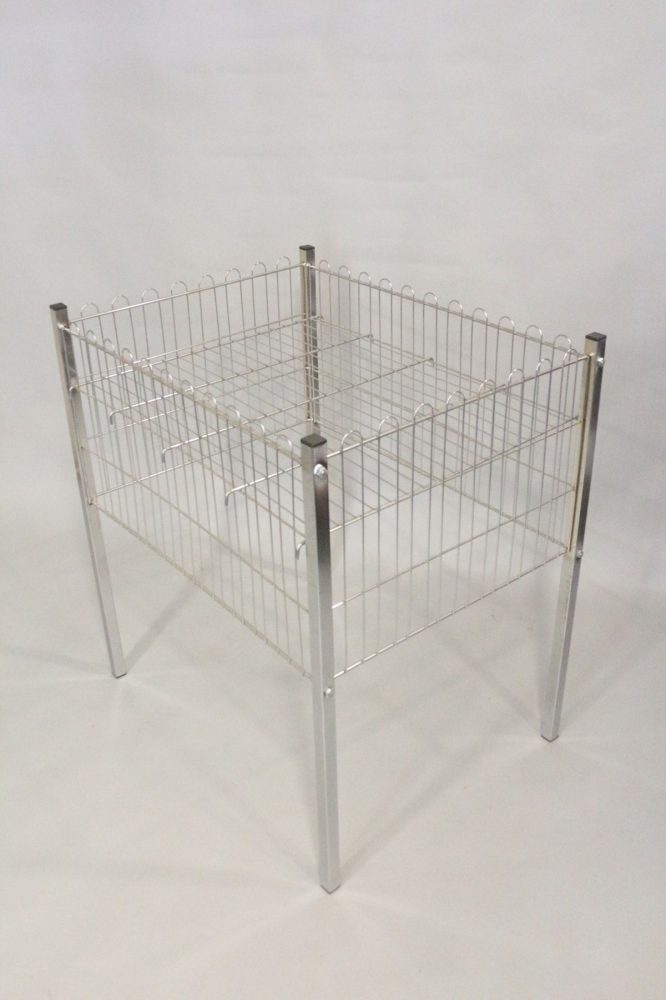 Profil Ayaklı Tel Sepet 60×80 cm